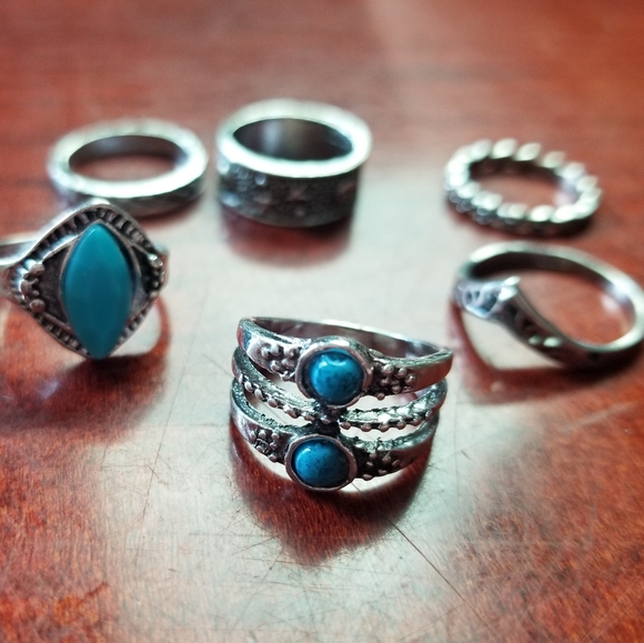 NEW! 6 piece boho ring bundle - Picture 6 of 7